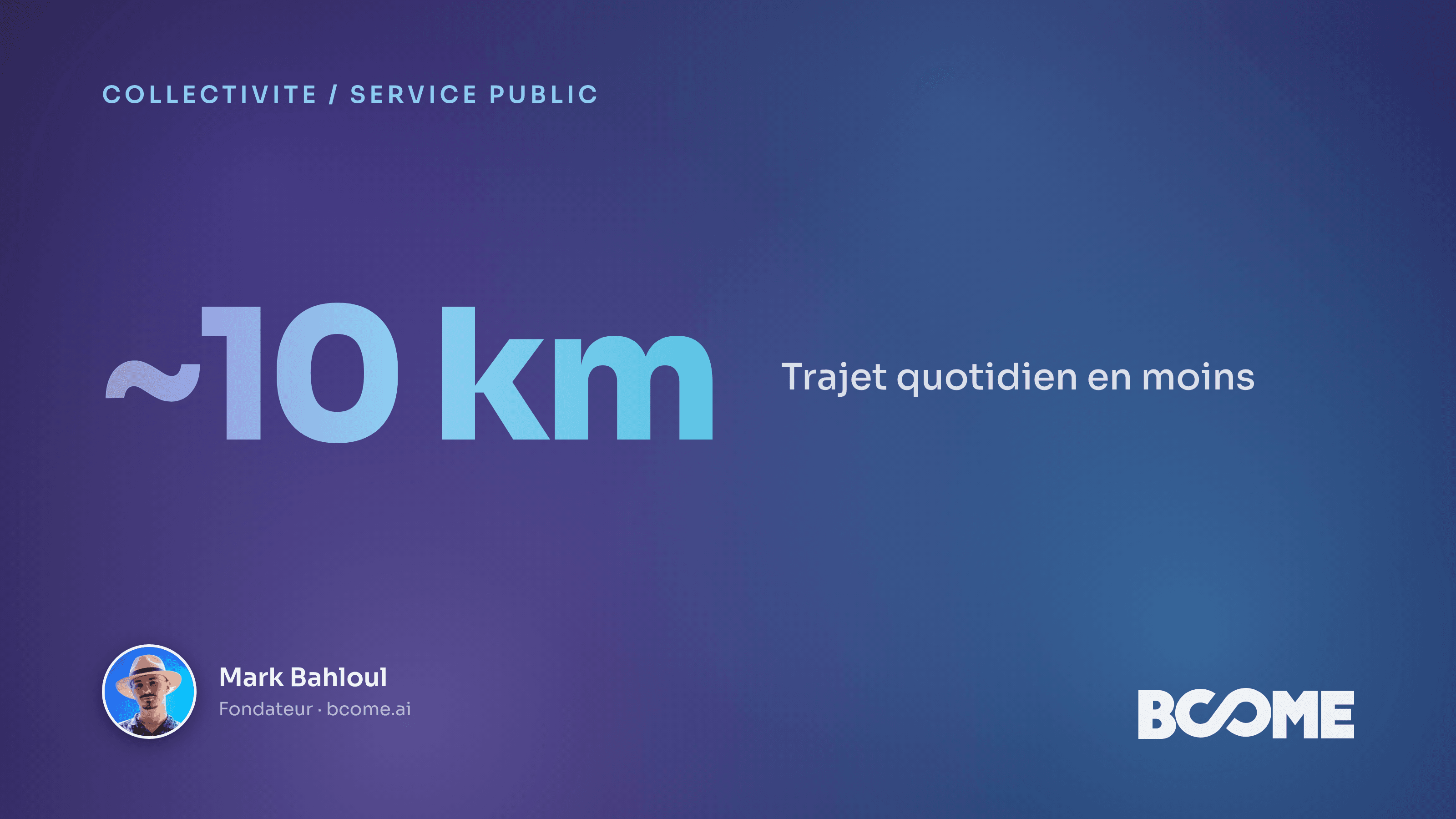 Carte IA d'une tournée de services techniques municipaux réorganisée, ~10 km de trajet en moins par jour