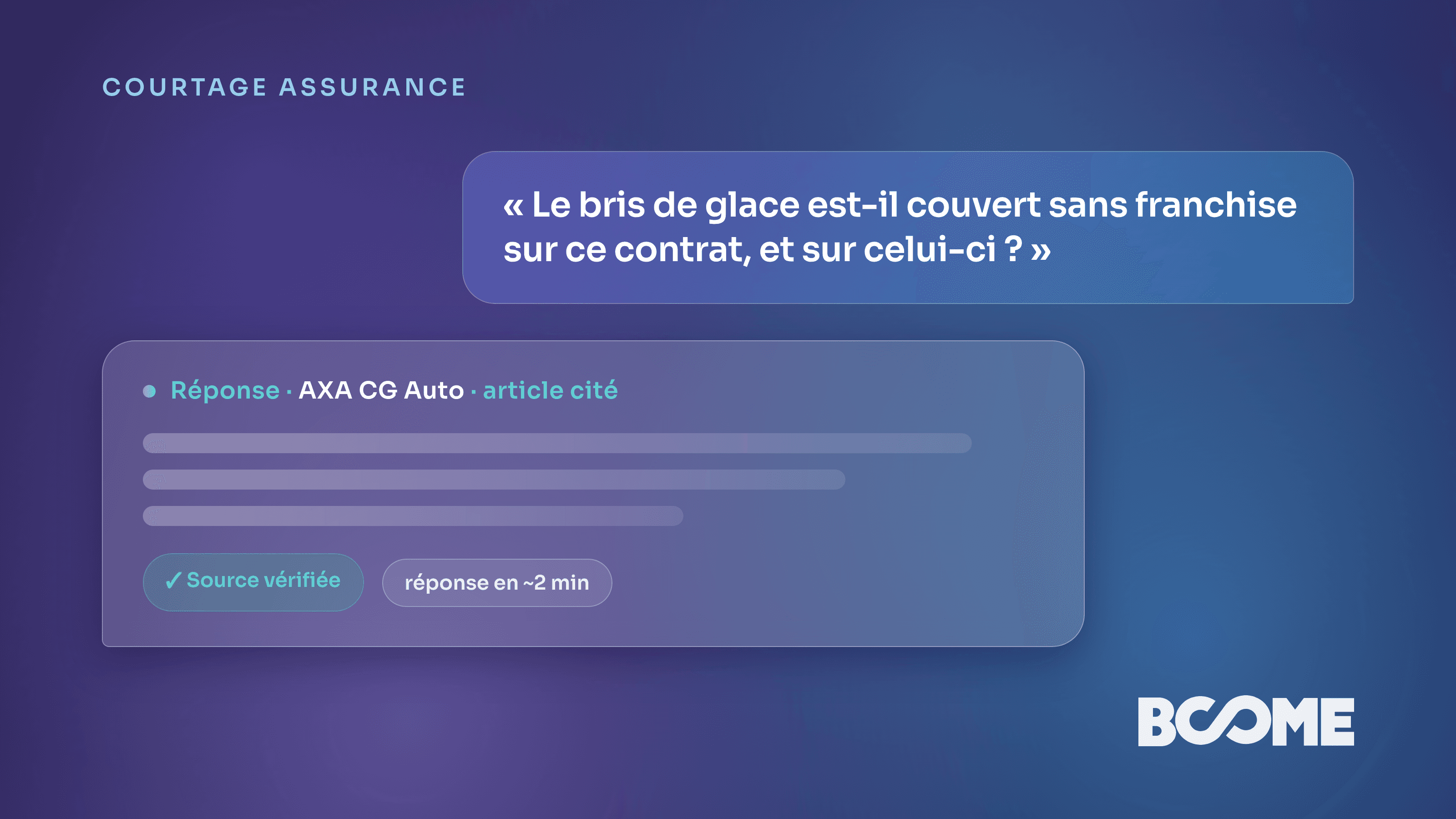 Assistant IA comparant garanties et exclusions entre contrats d'assurance auto et habitation