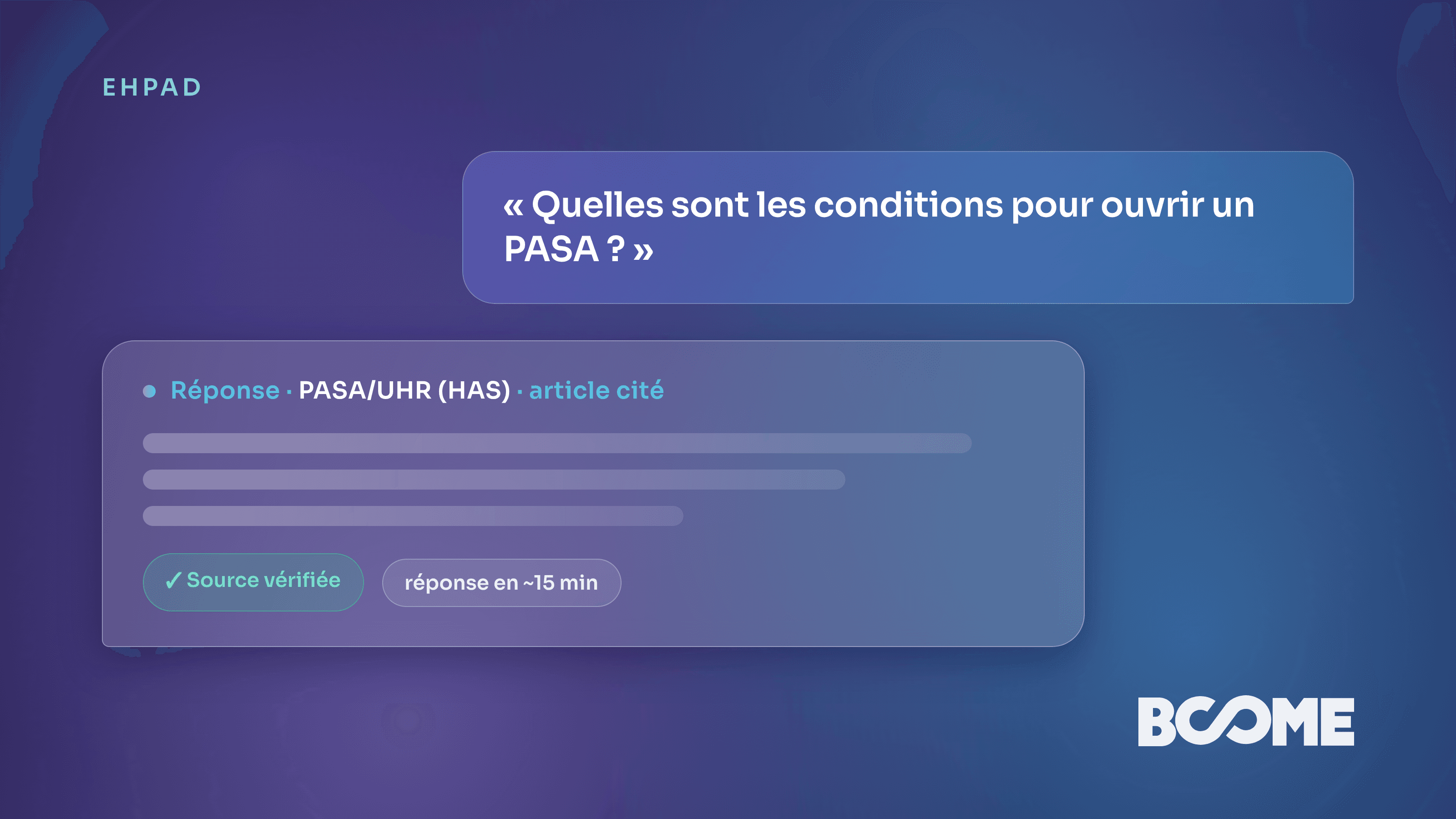 Assistant IA pour les protocoles de soins et recommandations HAS/ANESM en EHPAD, réponse sourcée en secondes.